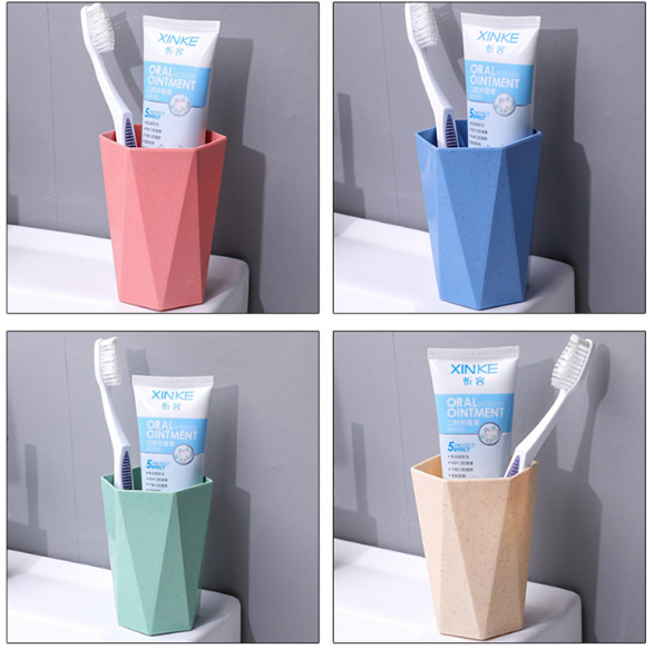 cốc nhựa kim cương đánh răng, cốc nhựa đựng bàn chải đánh răng A1651