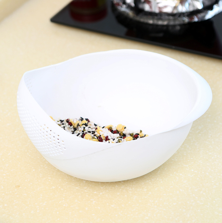 Dụng cụ rửa vo gạo đa năng nhà bếp giỏ rửa rau củ thoát nước rửa rây vo gạo bằng nhựa đa năng A1652