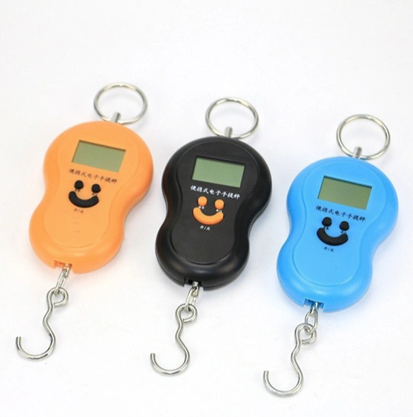 Cân điện tử cầm tay 50kg cân chính xác cân điện tử gram cân thực phẩm lò xo bỏ túi tiện lợi A1742