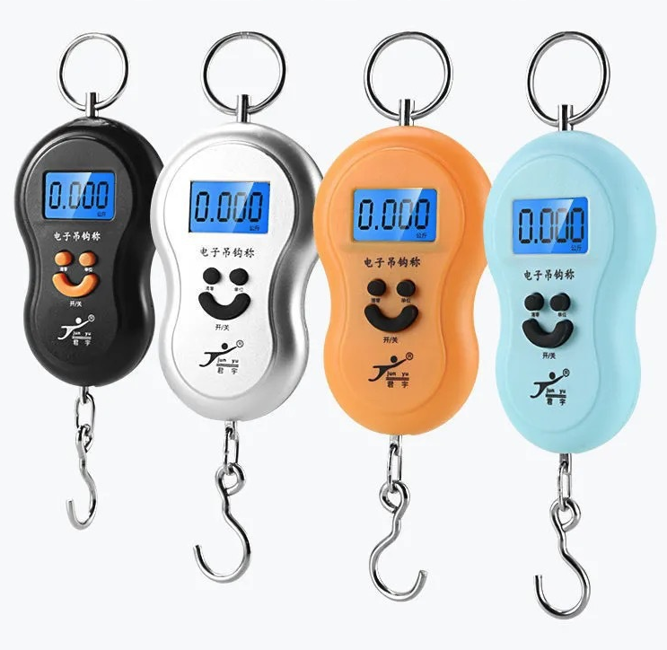 Cân điện tử cầm tay 50kg cân chính xác cân điện tử gram cân thực phẩm lò xo bỏ túi tiện lợi A1742