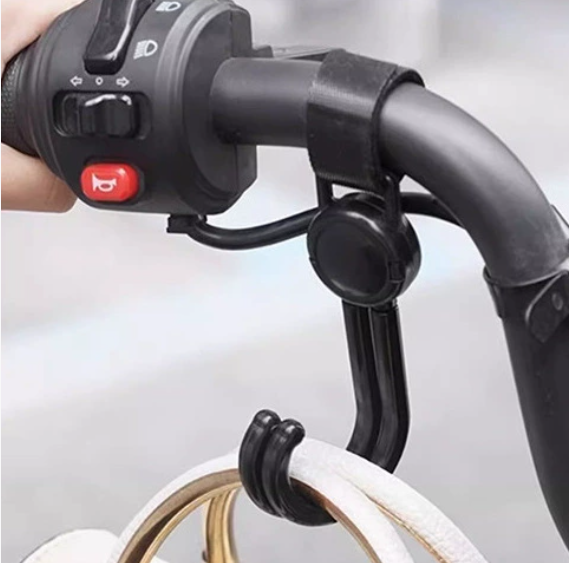 Móc treo xe đạp xe máy xe đẩy em bé xoay 360 độ đa năng, móc treo xe đạp móc treo xe điện đa năng A1754