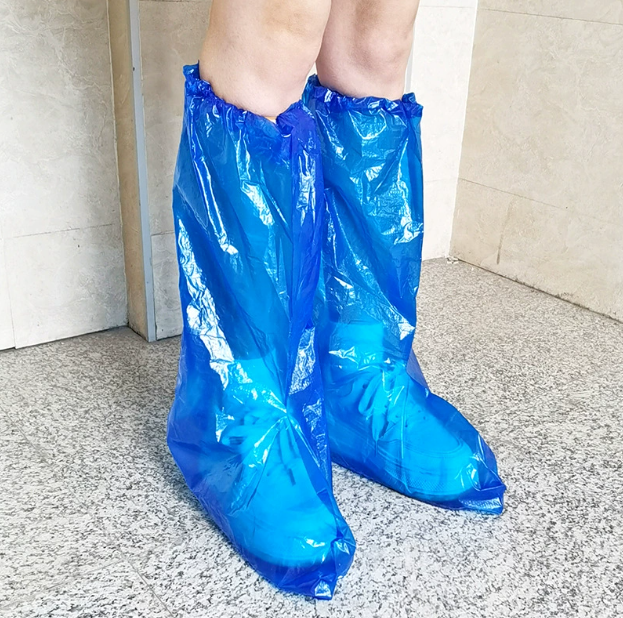 Ủng đi mưa dùng một lần Bao giày chống thấm nước chống trượt ngày mưa cho người lớn và trẻ em A1862/A1863