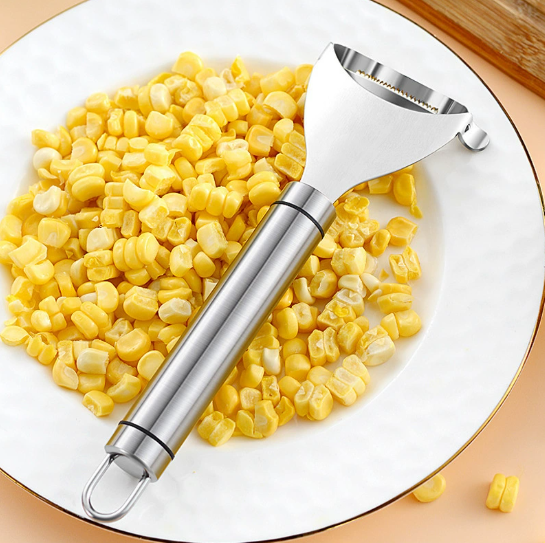 Dụng cụ bóc hạt ngô bằng thép không gỉ, dụng cụ bào ngô tách hạt ngô dụng cụ nhà bếp A2224