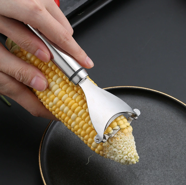 Dụng cụ bóc hạt ngô bằng thép không gỉ, dụng cụ bào ngô tách hạt ngô dụng cụ nhà bếp A2224