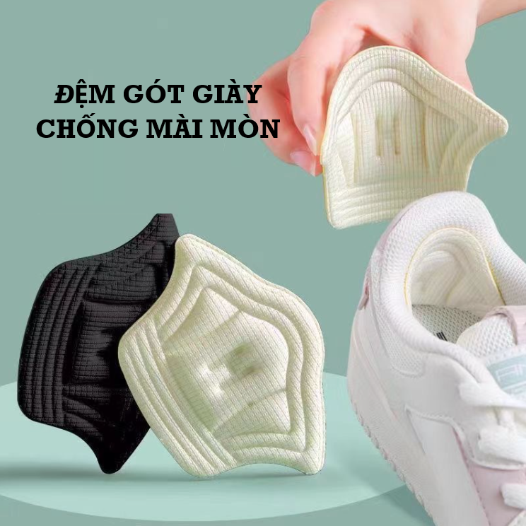 Miếng dán gót giày chống mài mòn, miếng đệm gót giày thể thao chống rộng có thể thay đổi kích cỡ A2524