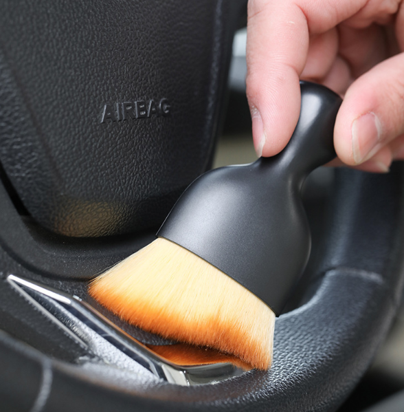 Chổi phủi bụi vệ sinh nội thất ô tô lông ngắn sợi mềm Chổi quét bụi vệ sinh khe hở bàn phím đa năng A3622