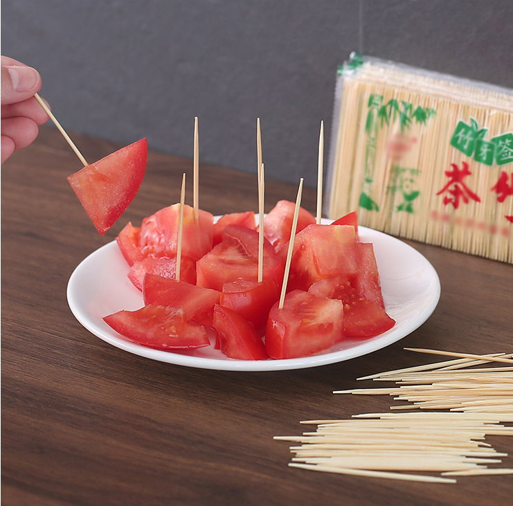 Gói Tăm tre xỉa răng hai đầu nhọn dùng một lần dùng trong gia đình quán ăn nhà hàng khách sạn A3654