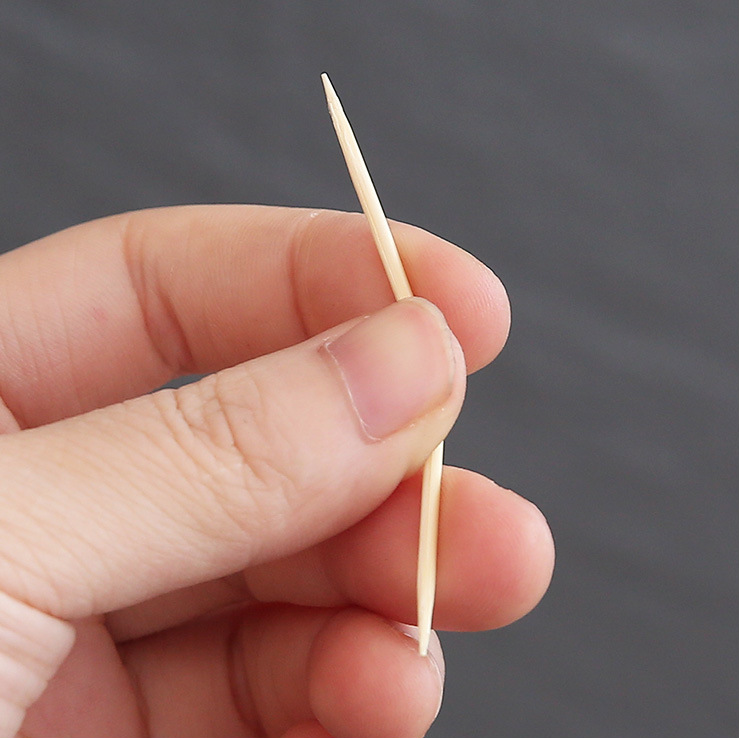 Gói Tăm tre xỉa răng hai đầu nhọn dùng một lần dùng trong gia đình quán ăn nhà hàng khách sạn A3654