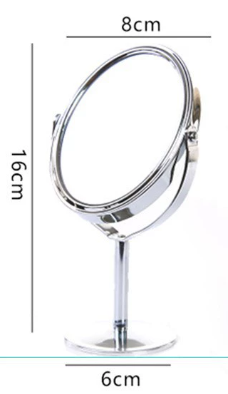 Gương trang điểm để bàn hai mặt độ nét cao một mặt phóng đại để bàn nhỏ A3711