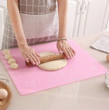 Thảm nhào bột silicon có vạch chia độ, thớt chống trượt và chống dính làm bánh tấm lót chống dính A3734