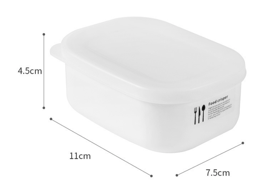Hộp đựng thức ăn gia đình kiểu Nhật hộp đựng thức ăn trưa có nắp đậy, Hộp Chia đồ ăn bỏ tủ lạnh A4912