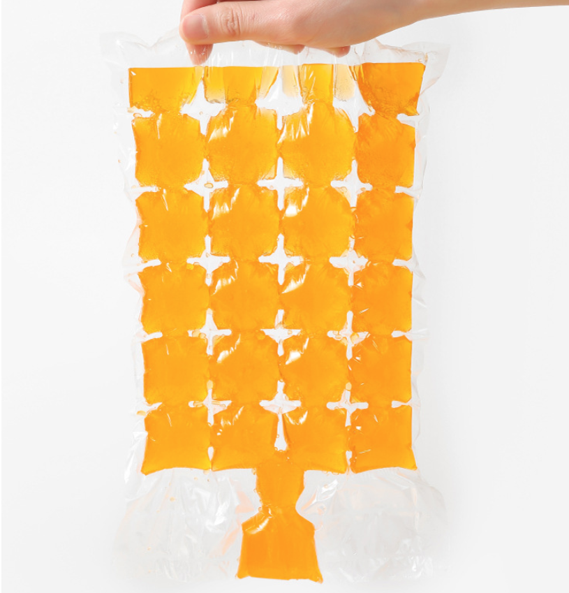 Bịch 10 Túi làm đá 24 Viên dùng một lần khuôn đá viên tự niêm phong có thể xé được, khuôn làm thạch rau câu A4941