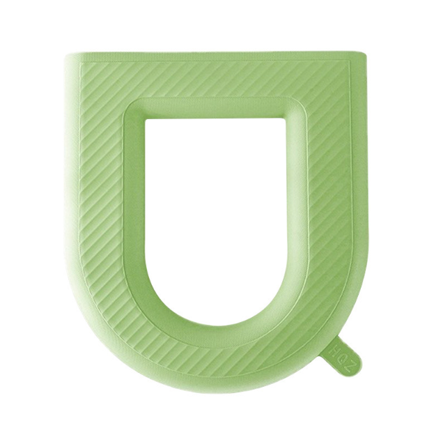 Đệm bệ bồn cầu giữ ấm mùa đông hạn chế vi khuẩn vỏ bọc bệ bồn cầu bằng xốp silicon EVA  chống thấm A4962-Mau Don Sac