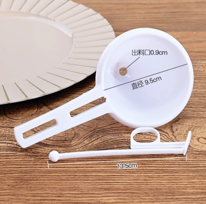 Dụng cụ chia bột bánh cầm tay, tách kem sô cô la, phễu nhọn chia bột phụ kiện làm bánh L0942