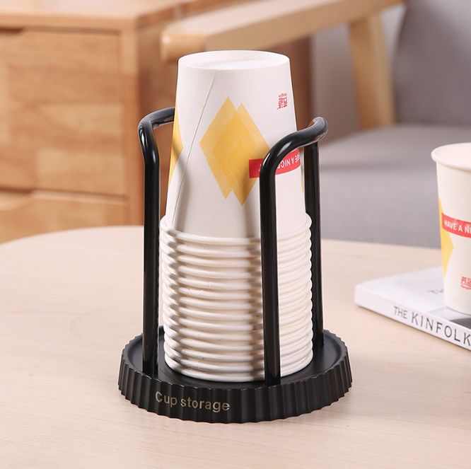 Giá để cốc giấy dùng 1 lần để bàn, Khay để cốc giấy cạnh bình nước uống cửa hàng quán ăn tiệm Spa L1022