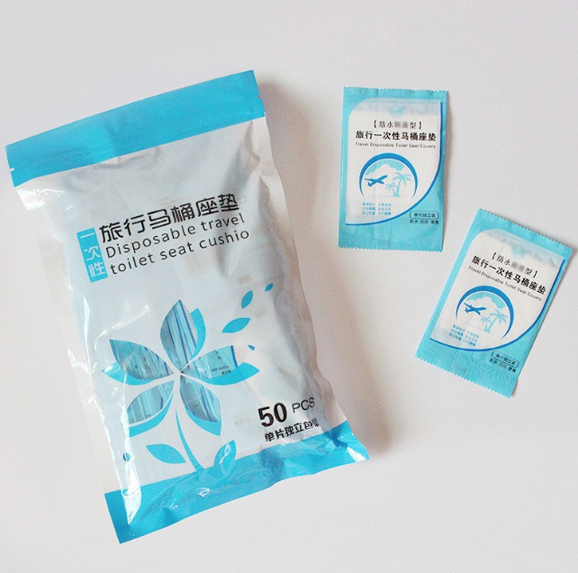 Miếng lót bồn cầu dùng một lần giấy lót bồn cầu chống thấm nước dùng khi đi du lịch vệ sinh bên ngoài L1031