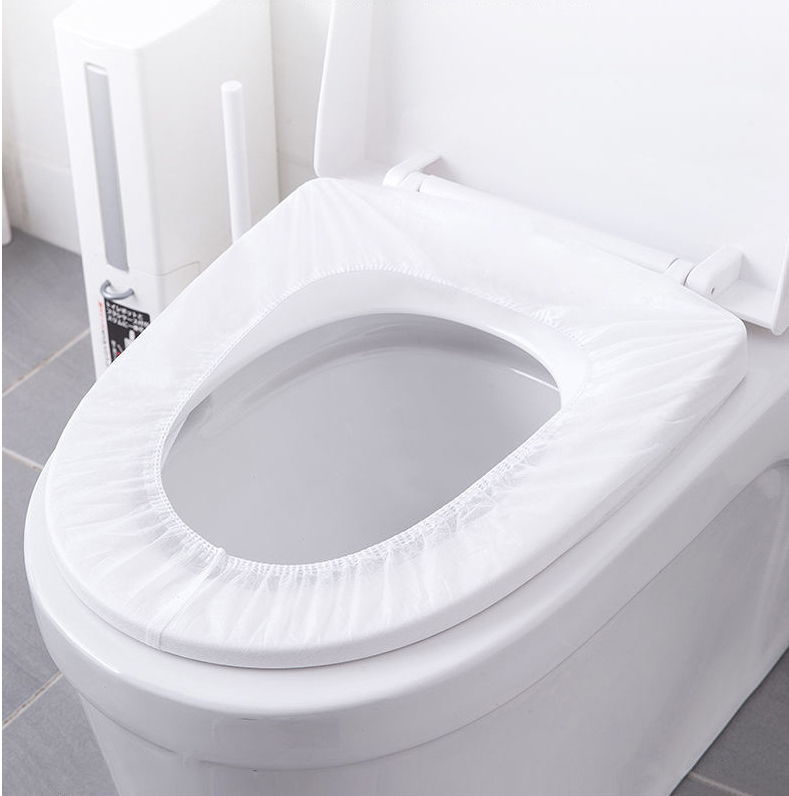 Tấm lót bồn cầu vải không dệt dùng một lần dày dặn, bệ ngồi bồn cầu du lịch khách sạn phòng vi khuẩn lây bệnh L1131