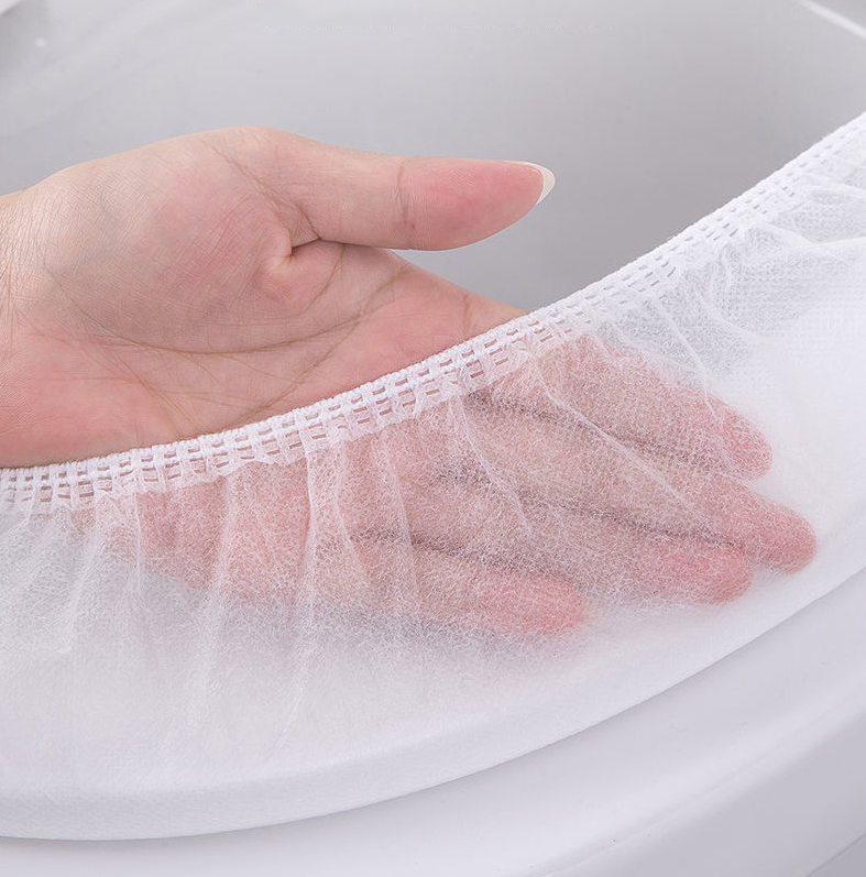 Tấm lót bồn cầu vải không dệt dùng một lần dày dặn, bệ ngồi bồn cầu du lịch khách sạn phòng vi khuẩn lây bệnh L1131