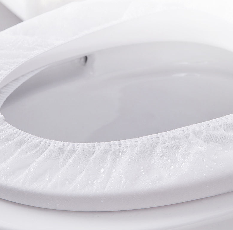 Tấm lót bồn cầu vải không dệt dùng một lần dày dặn, bệ ngồi bồn cầu du lịch khách sạn phòng vi khuẩn lây bệnh L1131