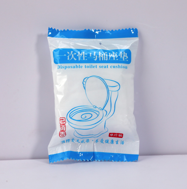 Tấm lót bồn cầu vải không dệt dùng một lần dày dặn, bệ ngồi bồn cầu du lịch khách sạn phòng vi khuẩn lây bệnh L1131