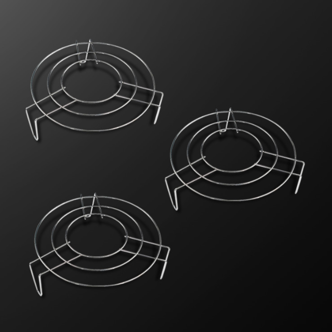 Giá hấp hình tròn bằng thép không gỉ, giá đỡ nồi, khay hấp ba chân giá hấp rau củ L1132