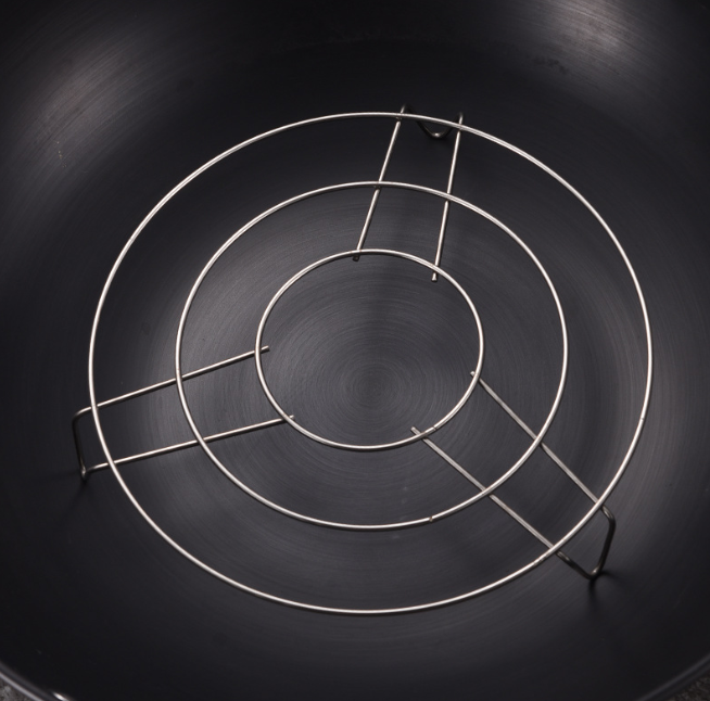 Giá hấp hình tròn bằng thép không gỉ, giá đỡ nồi, khay hấp ba chân giá hấp rau củ L1132