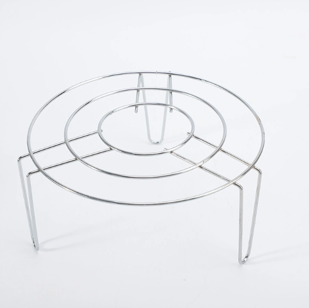 Giá hấp hình tròn bằng thép không gỉ, giá đỡ nồi, khay hấp ba chân giá hấp rau củ L1132