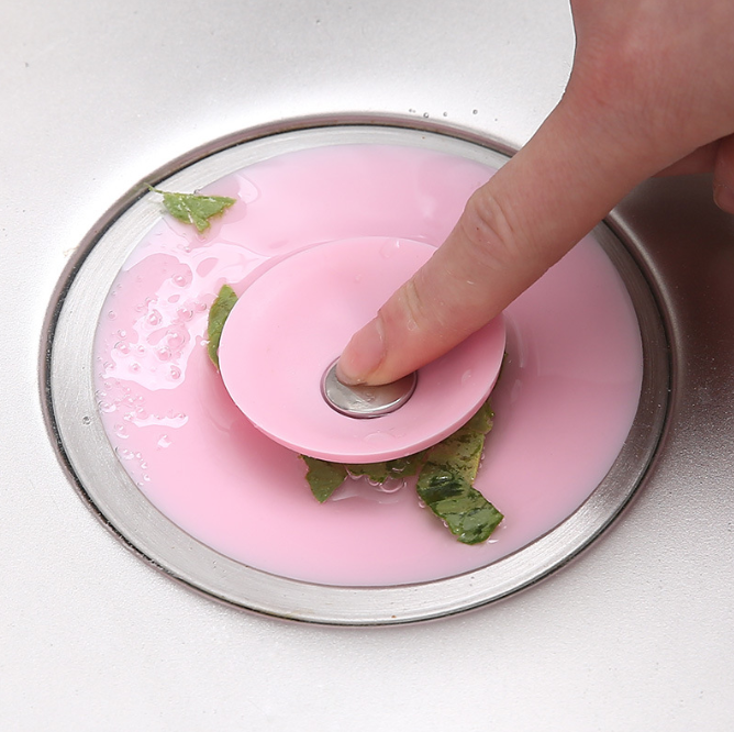 Nắp đậy thoát nước bồn rửa chén bằng silicon, nút chặn bồn rửa chống côn trùng và mùi hôi L1211