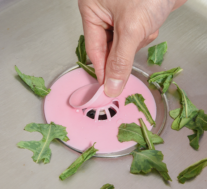 Nắp đậy thoát nước bồn rửa chén bằng silicon, nút chặn bồn rửa chống côn trùng và mùi hôi L1211