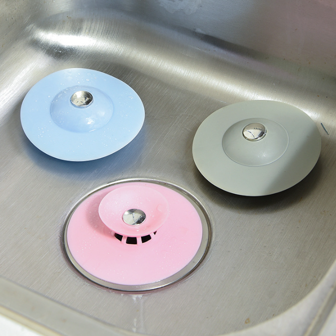 Nắp đậy thoát nước bồn rửa chén bằng silicon, nút chặn bồn rửa chống côn trùng và mùi hôi L1211
