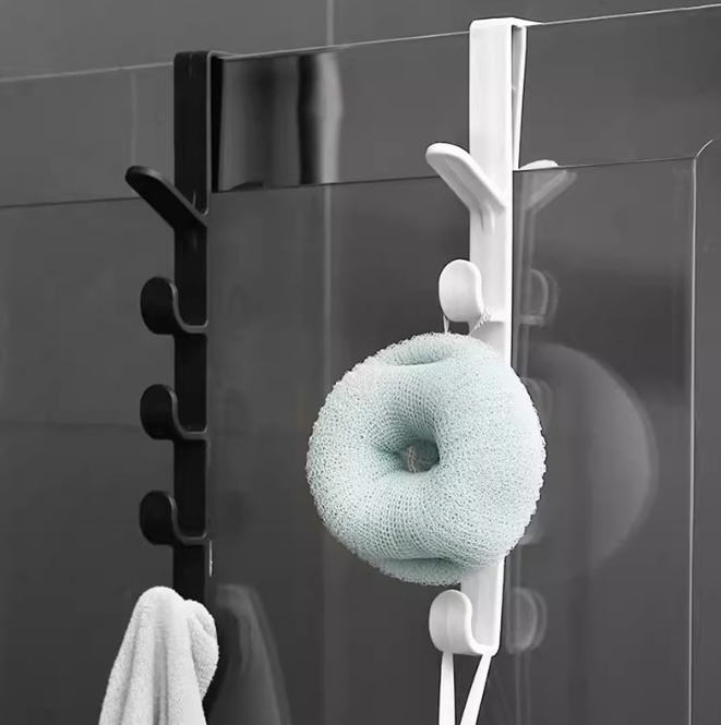 Móc treo cửa chữ L móc quần áo vật dụng nón mũ đa năng móc treo sau giá đỡ treo cửa tủ cửa phòng L1223