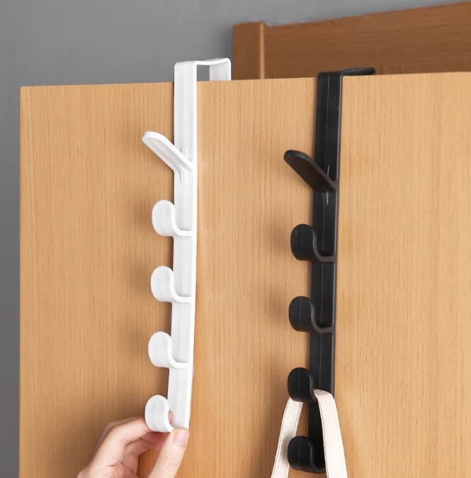 Móc treo cửa chữ L móc quần áo vật dụng nón mũ đa năng móc treo sau giá đỡ treo cửa tủ cửa phòng L1223