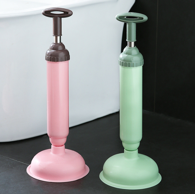 Dụng cụ thông thụt thông tắc ngẽn bồn cầu nhà vệ sinh tay đẩy chân không thông tắc cống L1233