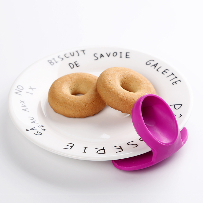 Dụng Cụ Kẹp bát đĩa cách nhiệt silicon dùng lò vi sóng, găng tay cách nhiệt bằng silicon, kẹp bát chống bỏng ( 1 Chiếc) L1411