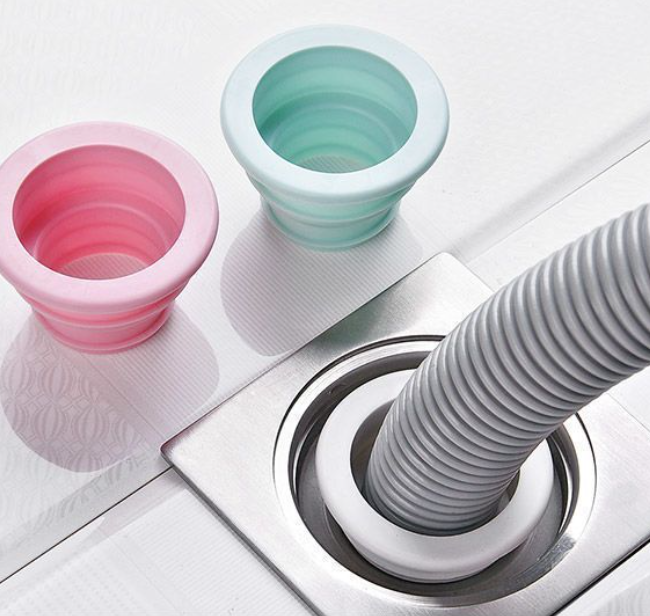 Nút Silicone bịt kín chặn mùi ống thoát nước bồn rửa chén nhà vòng đệm khử mùi nút bịt kín ống thoát nước máy giặt L1412