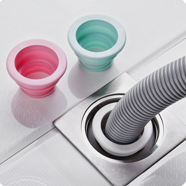 Nút Silicone bịt kín chặn mùi ống thoát nước bồn rửa chén nhà vòng đệm khử mùi nút bịt kín ống thoát nước máy giặt L1412