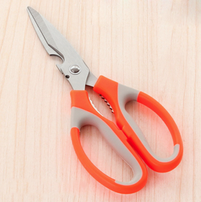 Kéo nhà bếp bằng thép không gỉ, kéo cắt hoa, may vá, dụng cụ mở nắp chai, kéo cắt đa năng L1414