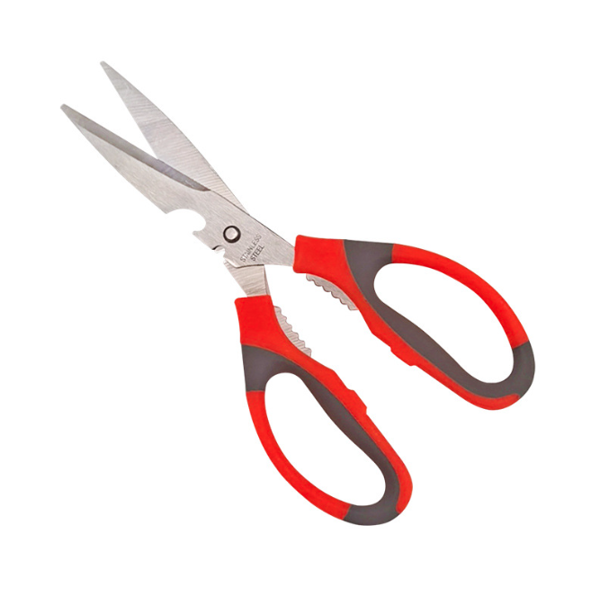 Kéo nhà bếp bằng thép không gỉ, kéo cắt hoa, may vá, dụng cụ mở nắp chai, kéo cắt đa năng L1414