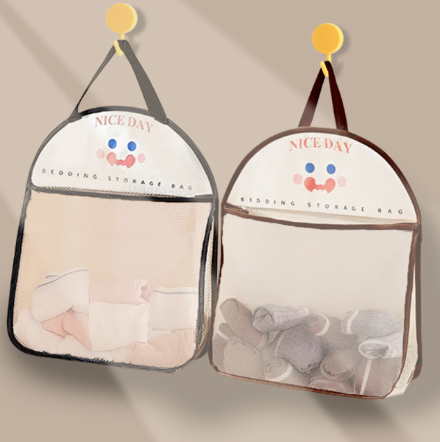 Túi lưới đựng đồ lặt vặt treo tường, túi đựng đồ lót, túi treo tất, túi đựng quần áo, túi treo cửa L1423