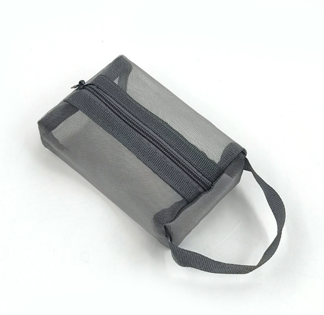 Túi lưới trong suốt đựng mỹ phẩm mini có khóa kéo nhỏ, đựng tiền xu, son môi, chìa khóa, túi đựng thẻ L1433