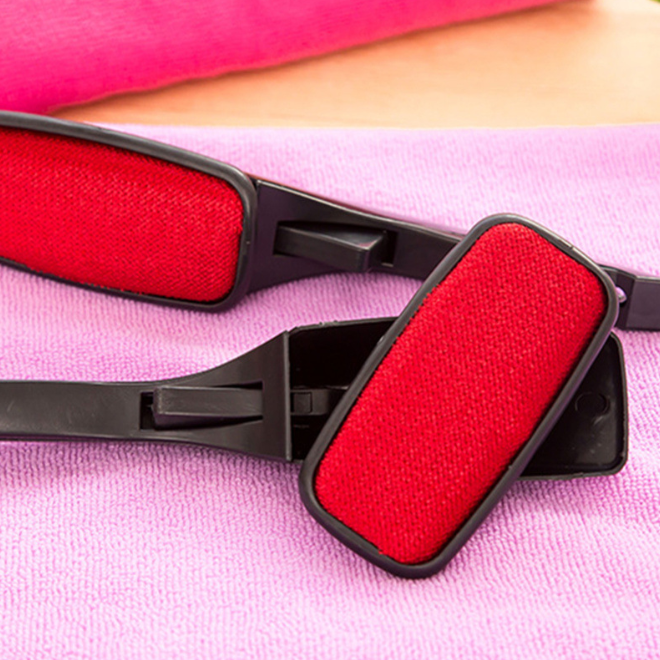 Bàn chải phủi bụi quần áo tĩnh điện có thể xoay, chổi quét lông, bàn chải tẩy lông sạch sẽ L1442