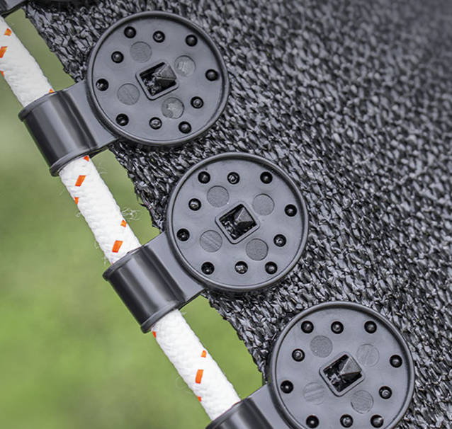 Sét 10 Kẹp khóa cố định lưới che nắng, kẹp bạt phủ, kẹp màng nhà kính, kẹp lưới chống côn trùng L1444