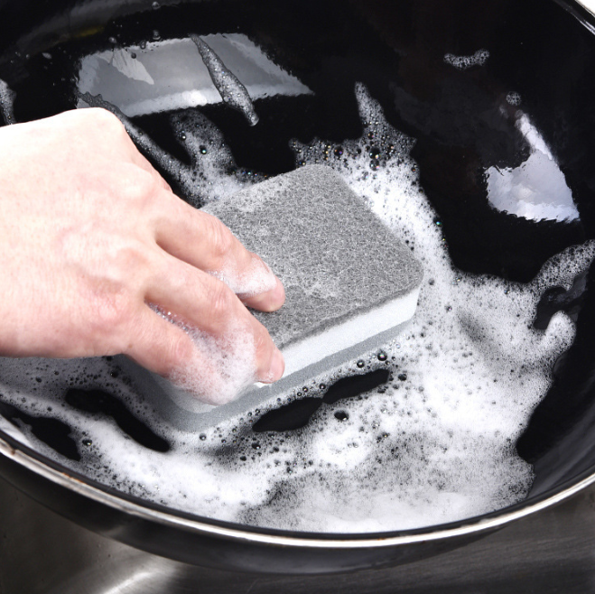 Miếng bọt biển hai mặt dùng để lau chùi nhà bếp, miếng bọt biển rửa chén, miếng giẻ rửa chén L1452