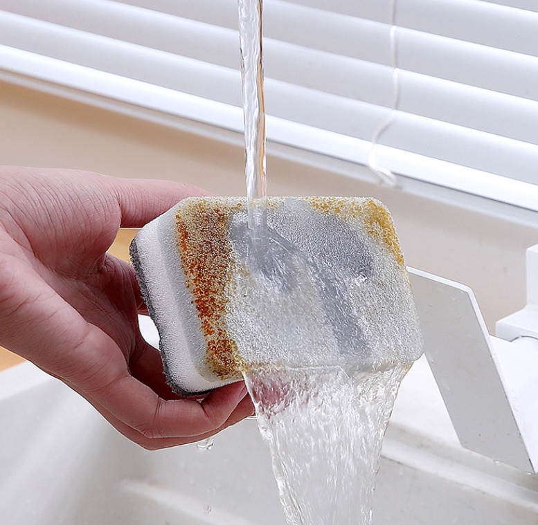 Miếng bọt biển hai mặt dùng để lau chùi nhà bếp, miếng bọt biển rửa chén, miếng giẻ rửa chén L1452