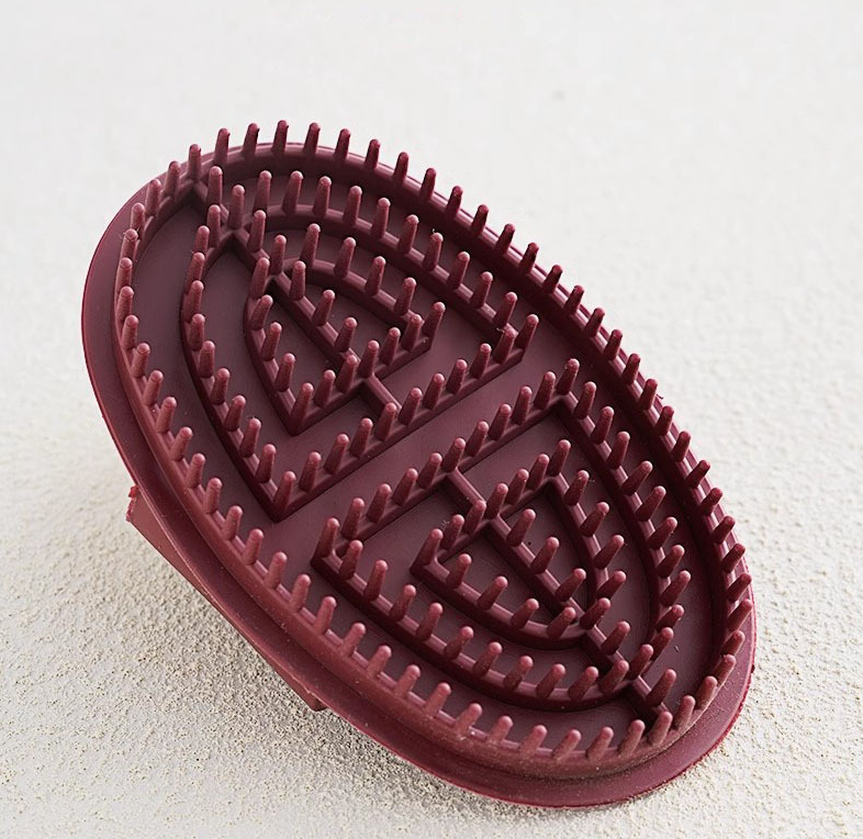 Bàn chải kinh tuyến massage silicone mềm mại, bàn chải cạo giảm béo chải eo lưng bụng thư giãn L1454