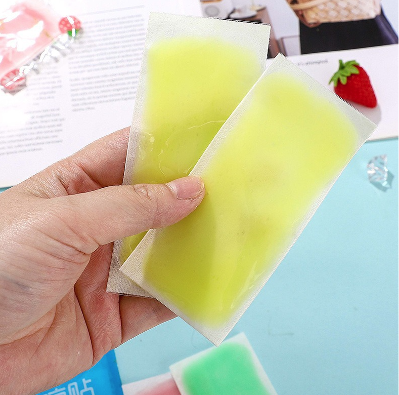Túi 2 Miếng dán làm mát hương trái cây mùa hè, miếng dán tản nhiệt điện thoại chơi game livestream nhiều giờ, dán hạ sốt L1513