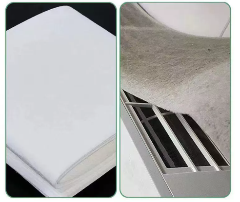 Màng lọc bụi máy điều hòa máy lạnh bằng vải không dệt, bộ lọc không khí lọc bụi mịn có thể cắt  L1554