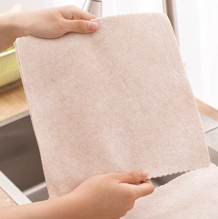 Khăn lau chén bát thấm sạch dầu mỡ, khăn vệ sinh lau chùi nhà bếp phòng khách đa năng L1614