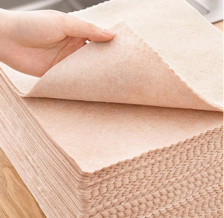 Khăn lau chén bát thấm sạch dầu mỡ, khăn vệ sinh lau chùi nhà bếp phòng khách đa năng L1614