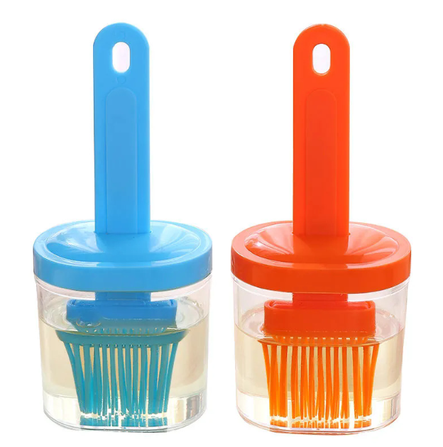 Cọ quét dầu có bình tích hợp 2 trong 1 quét gia vị nước sốt chiên nướng chịu nhiệt độ cao an toàn L1621